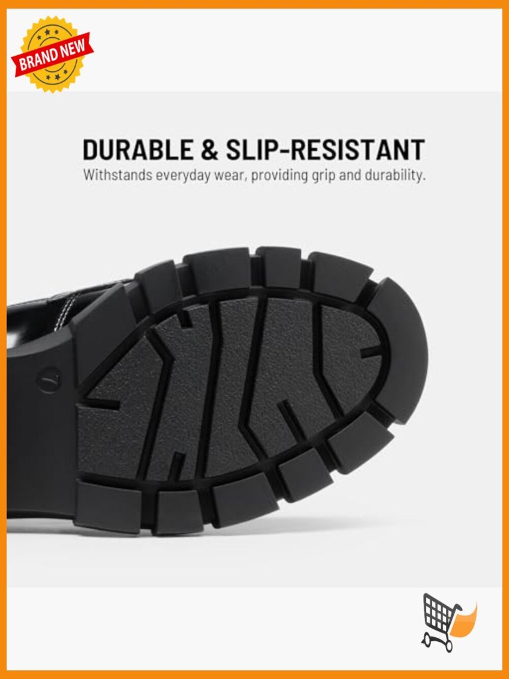 Women's Platform Chunky Loafers with Horse-bit Detail - Picture 5 of 7